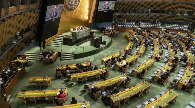 Russian "armed aggression" before the UN General Assembly on Monday
