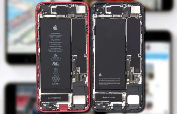 Disassembled iPhone SE reveals disappointing battery iPhone SE 2022