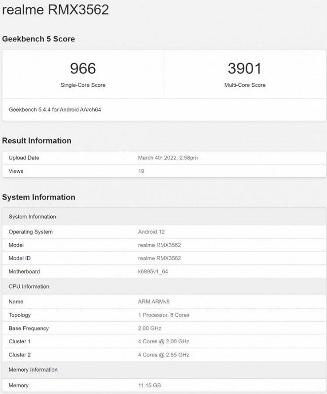 Dimension 8100 Geekbench