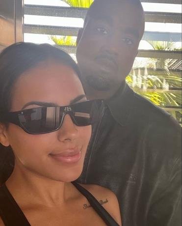 The new girlfriend of Kanye West and Kim Kardashian, two drops of water