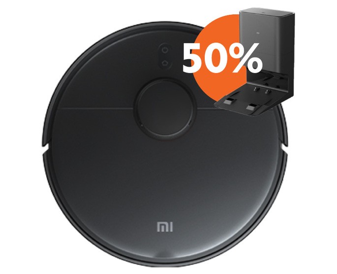 XIAOMI Robot Vacuum-Mop 2 Ultra Vacuum Cleaner Pack + Automatic Charging and Emptying Base