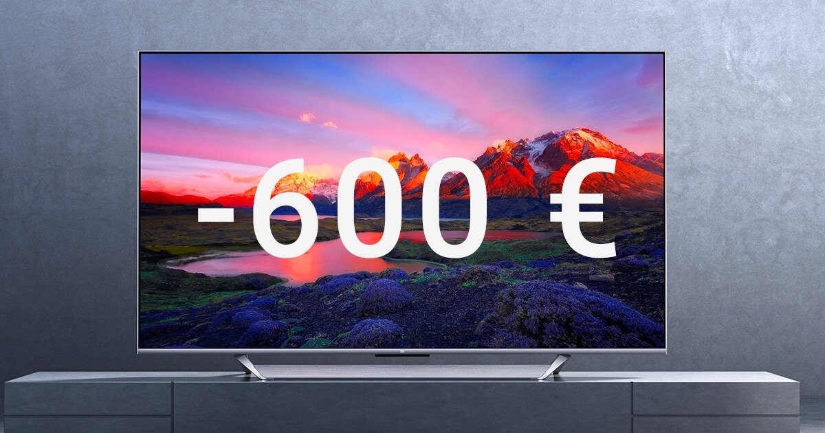Xiaomi: save up to €600 on Xiaomi Mi TV Q1 75'' Smart TV

