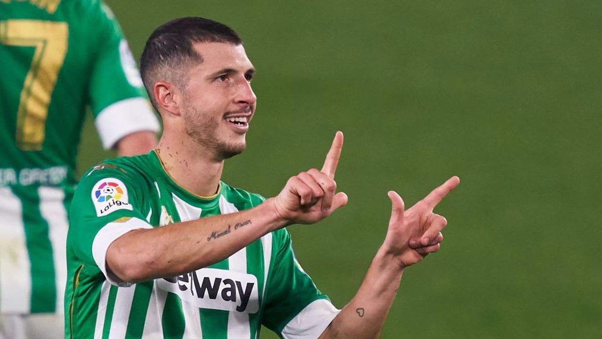 Real Betis sets goal before Guido Rodríguez frightened
