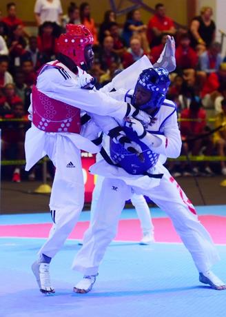 Bernardo Pie wins gold medal in the 68 kilograms of the Panam Taekwondo