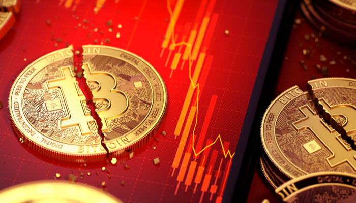 Bitcoin koers keldert hard door hoge angst, meer volatiliteit opkomst