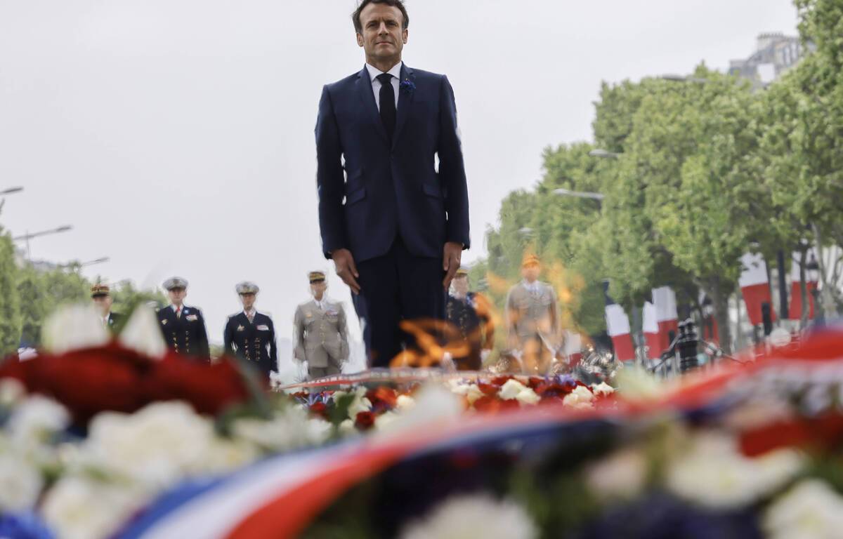 Emmanuel Macron commemorates May 8 with Ukraine in mind
