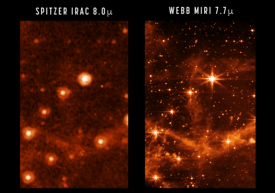 Giant leap in the infrared view of the universe thanks to Webb

