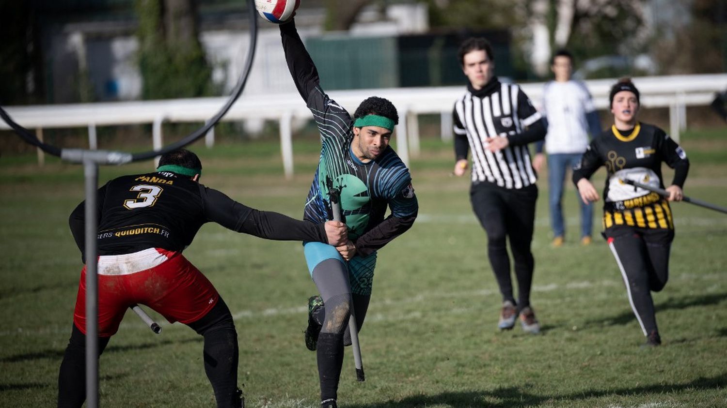 Inspired by the Harry Potter universe, quidditch becomes a competitive sport
