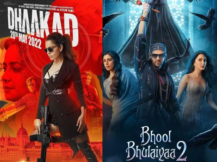 Kangana Ranaut's 'Dhaakad' And Karthik's 'Bhool Bhulaiya 2' Will Clash At The Box Office, Know Who Can Do It


