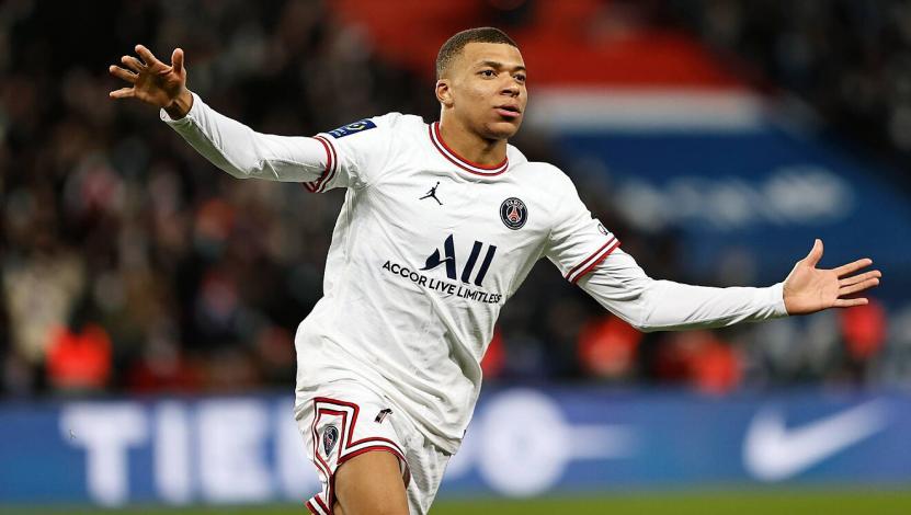Kylian Mbappé used Real Madrid and PSG
