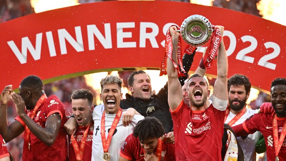 Liverpool win the FA Cup on penalties
