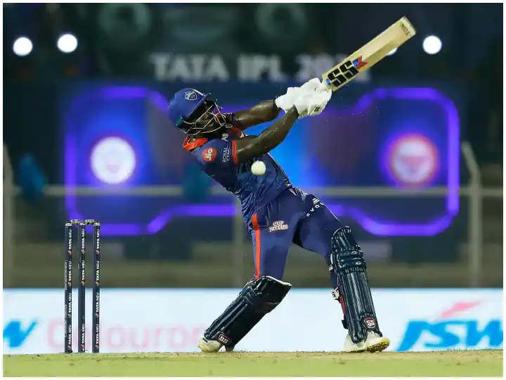Pant agreed to Powell's request, then the Caribbean batsman played a hit against SRH

