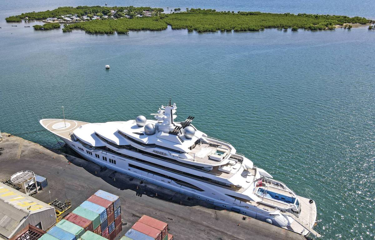 Russian oligarch's luxury yacht seized in Fiji
