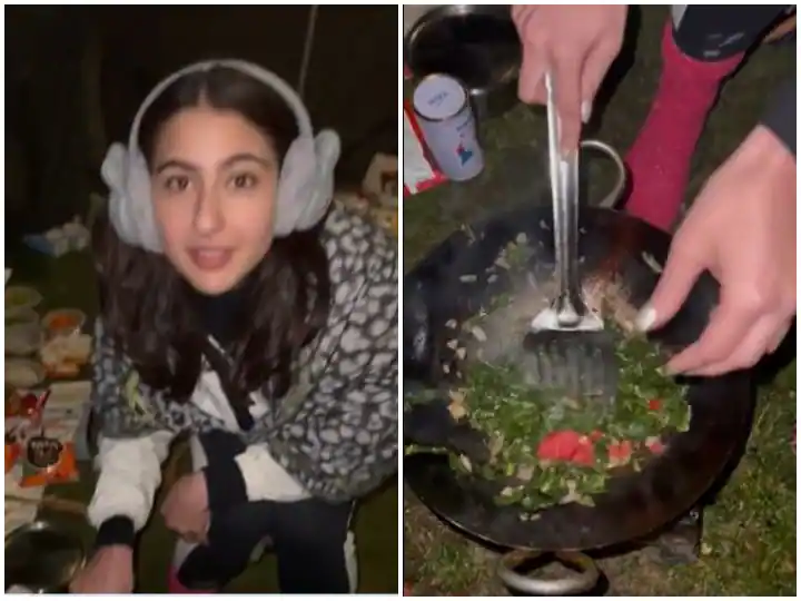 Sara Ali Khan is taking cooking classes in the mountains, she shared this fun video

