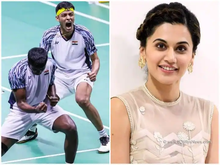  Taapsee's boyfriend is the coach of the badminton team?  Shared message from the actress

