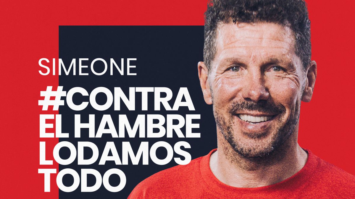 Campaña #ContraElHambreLoDamosTodo del Cholo en 2022.
