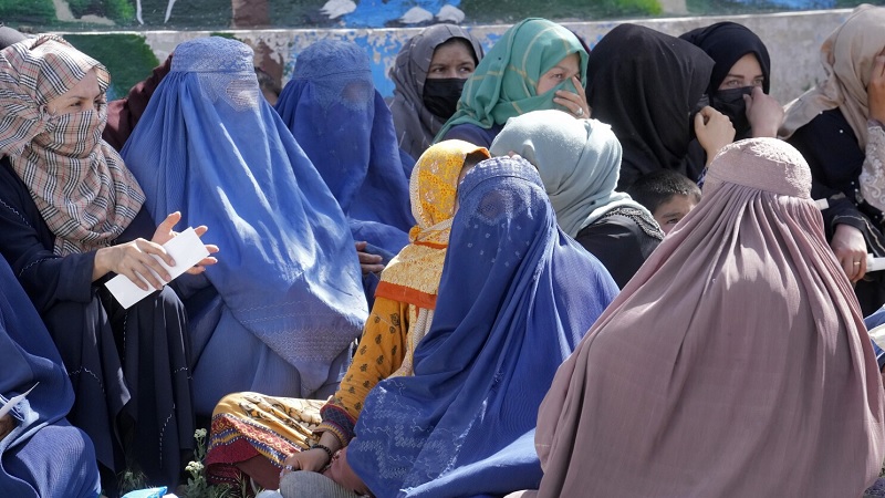 The Taliban has made it mandatory for women to wear the burqa
