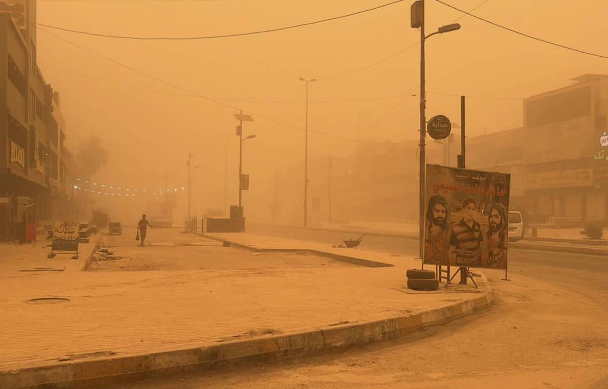 Thousands of respiratory problems in Iraq after a sandstorm
