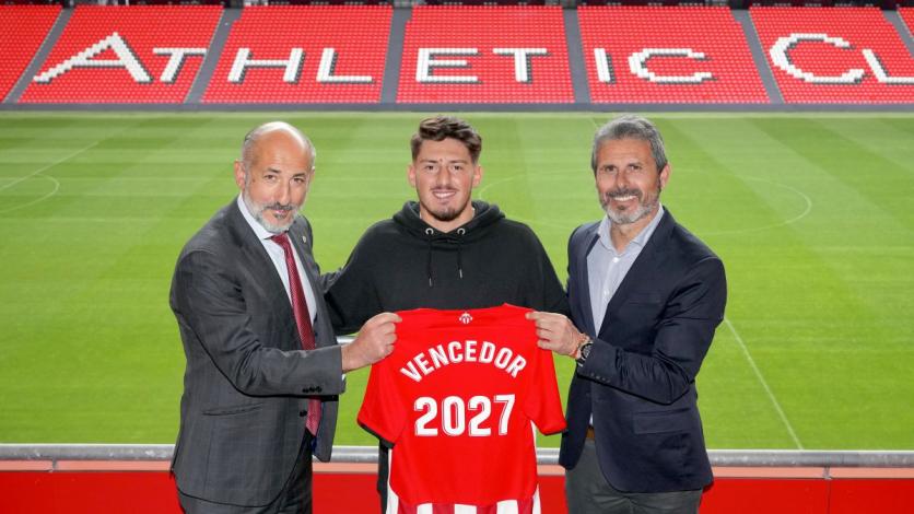 Unai Vencedor renews until 2027 with Athletic Bilbao
