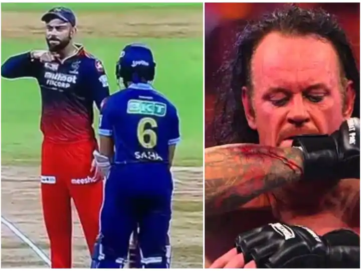  Video: Kohli becomes Undertaker, hints at 'cutting Gill's throat';  Virat's attitude caught on camera

