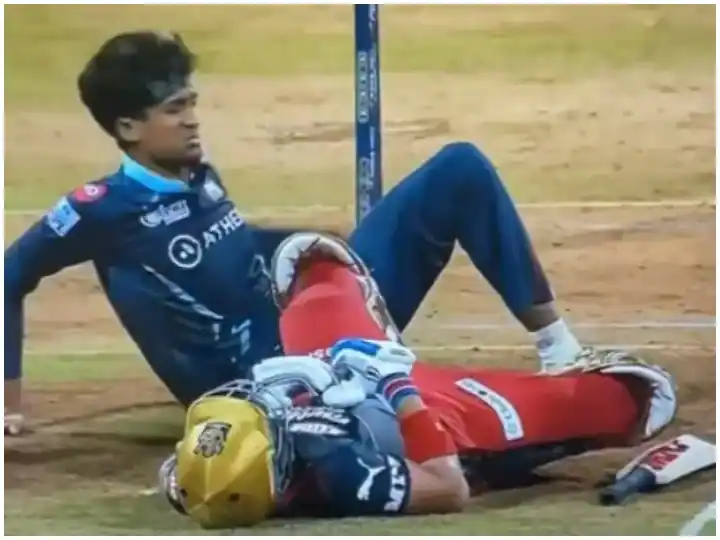 Video: Virat Kohli narrowly escaped injury, got into a fierce fight with this bowler while taking runs

