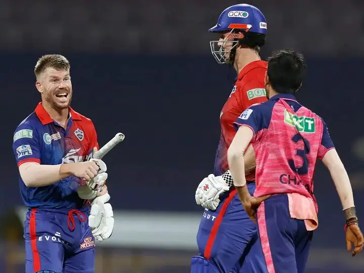 Watch: Gillies supported David Warner, got knocked down on Chahal's ball but..

