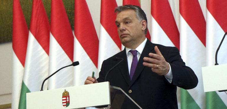 What is it like for the Prime Minister of Hungary to drop an atomic bomb on the country?
