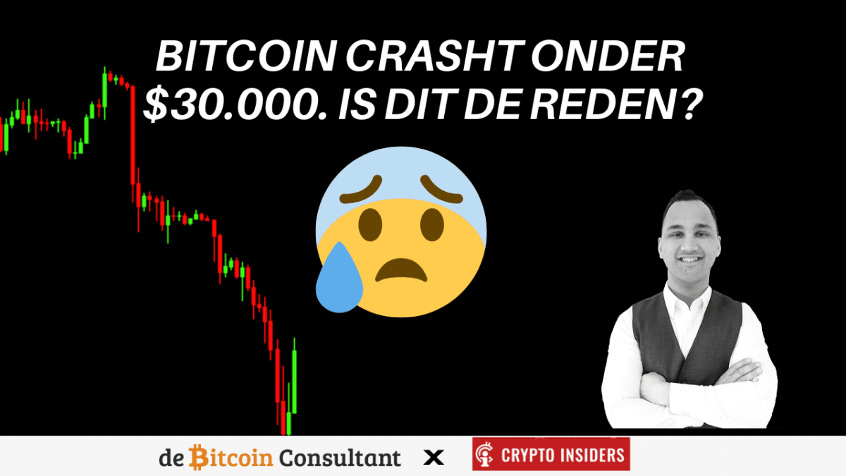 What was the reason for the bitcoin crash to $30,000?
