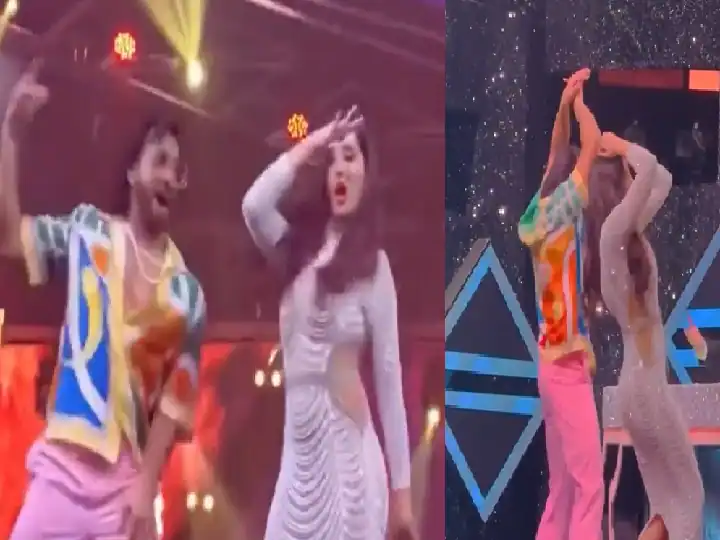 When Ranveer Singh did a bang dance in the song 'Kusu Kusu', Nora Fatehi also started clapping...

