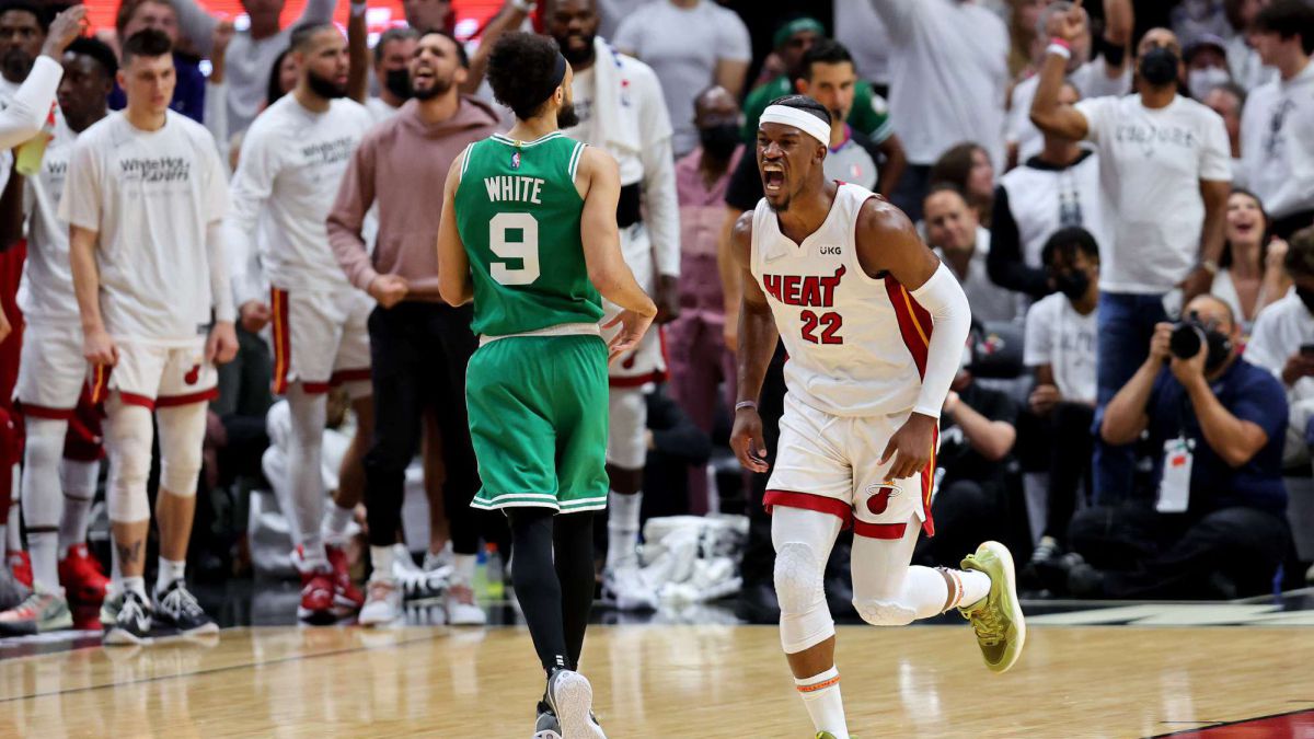 Exhibición total de Jimmy Butler (41 puntos) en un primer partido que los Heat dominaron tras el descanso. Los Celtics, muy maniatados por las bajas.