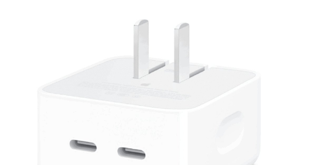 Apple: the new 35 W Dual USB-C charger is now available

