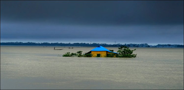 The Bangladeshi city was completely submerged
