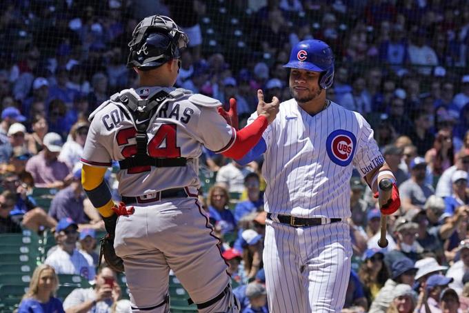  In the meeting of the Contreras brothers;  Cubs beat the Braves



