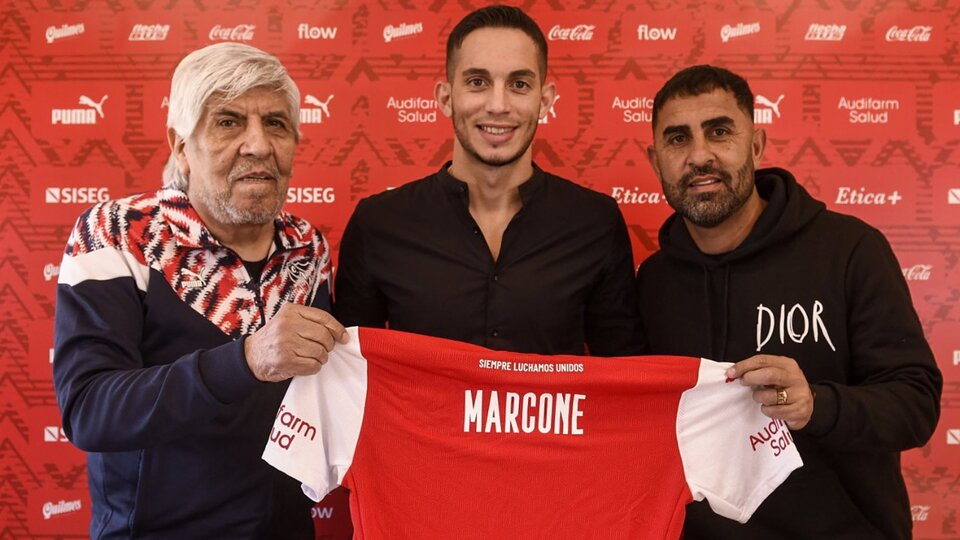 Marcone has already signed and is a new Independiente player
