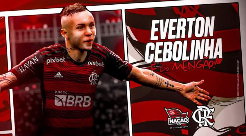 OFFICIAL: Everton Cebolinha, new Flamengo player
