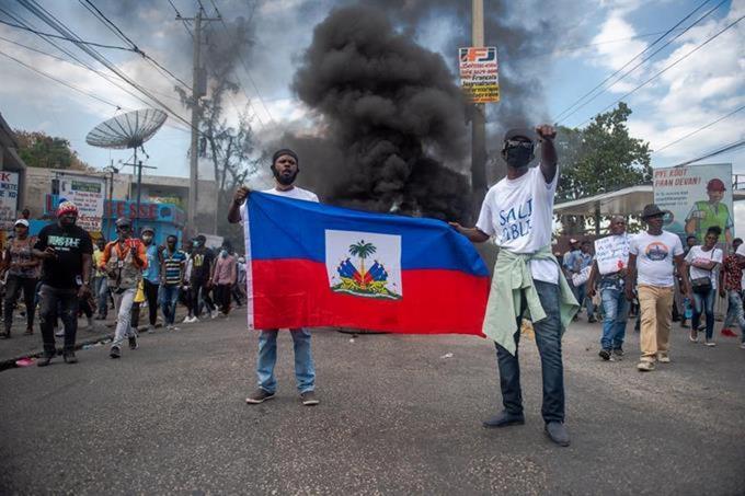 Protestan por muerte de dos migrantes haitianos en México