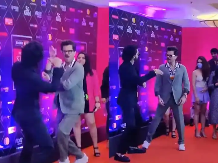 Ranveer Singh and Anil Kapoor danced fiercely on the red carpet, fans went wild to see the moves

