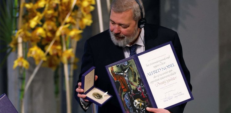 Russian journalist sells Nobel Prize