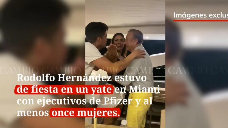 Scandal in Colombia: controversial videos with Rodolfo Hernández partying on a Miami yacht
