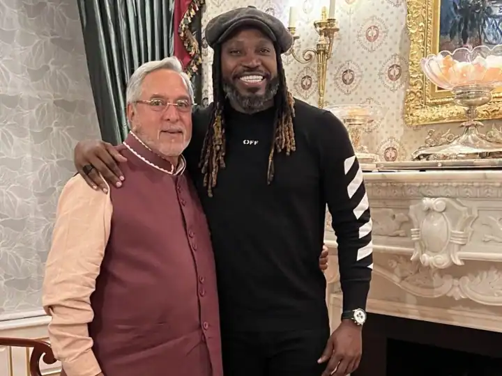 Vijay Mallya shared a photo with Chris Gayle Gayle, trolled by social media users.

