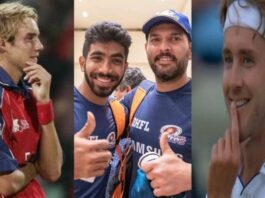 Broad Was Trolled For Hitting Bumrah, People Shared More Than One Funny Meme

