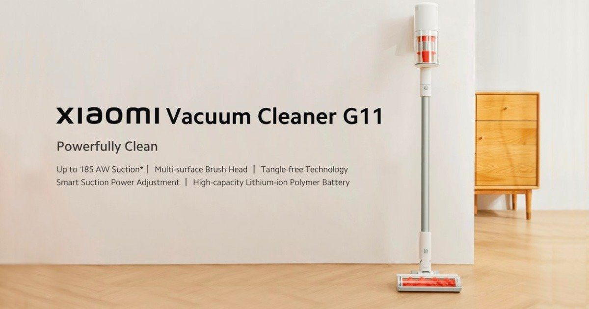 Xiaomi Vacuum Cleaner G11: the vertical vacuum cleaner goes on sale in Portugal

