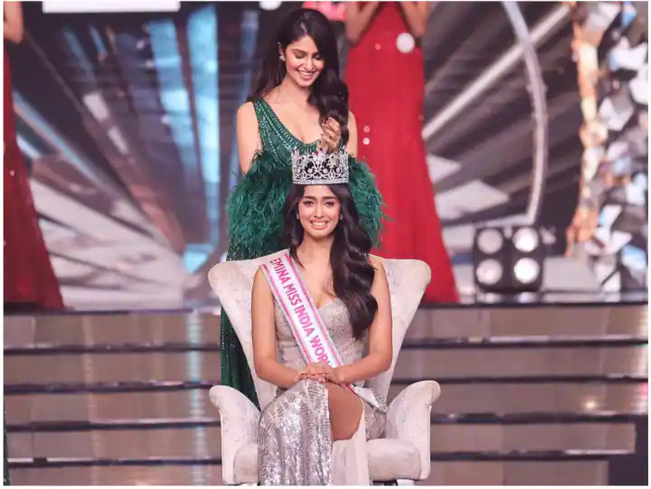 Find out who Sini Shetty is, whose head is decorated with the Miss India crown

