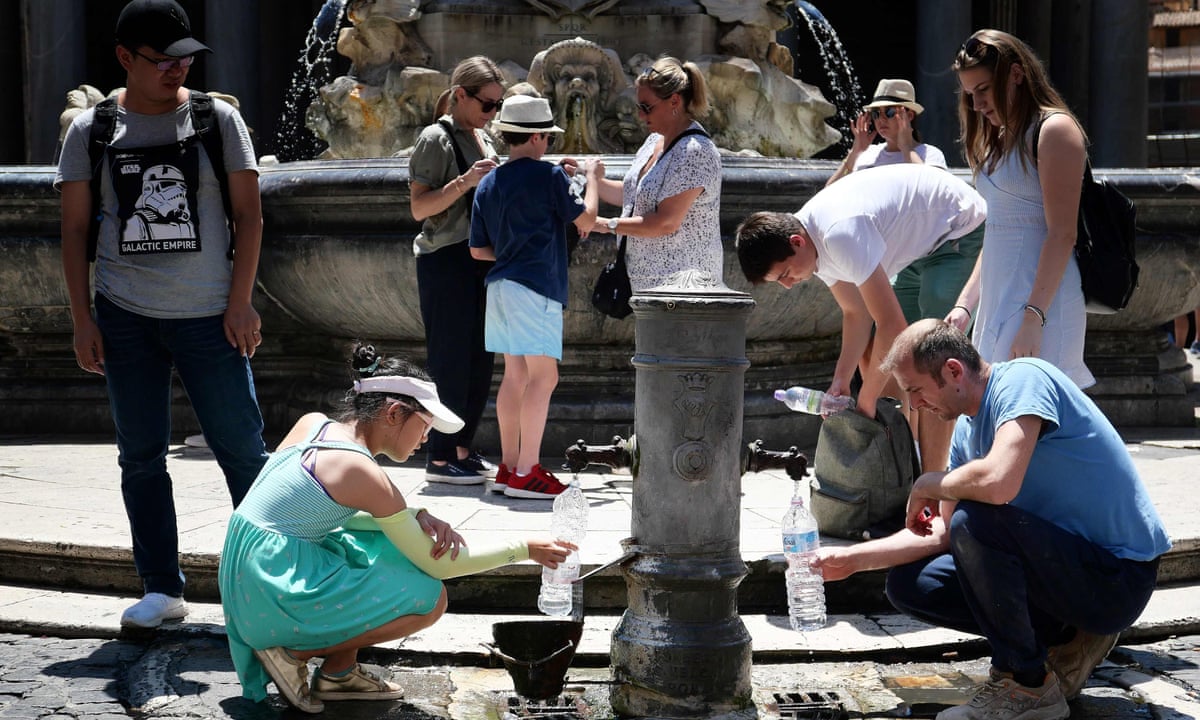 Hell is coming': week-long heatwave begins across Europe |  Extreme weather |  The Guardian