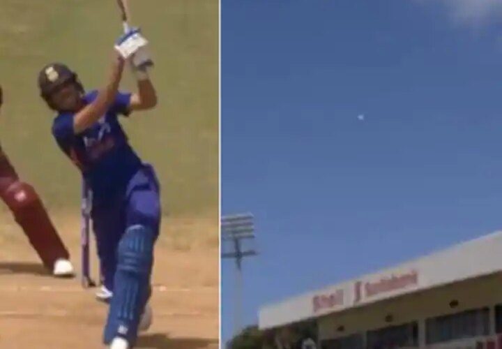 IND vs WI: Shubman Gill hit a 104-yard six, everyone was shocked to see the shot