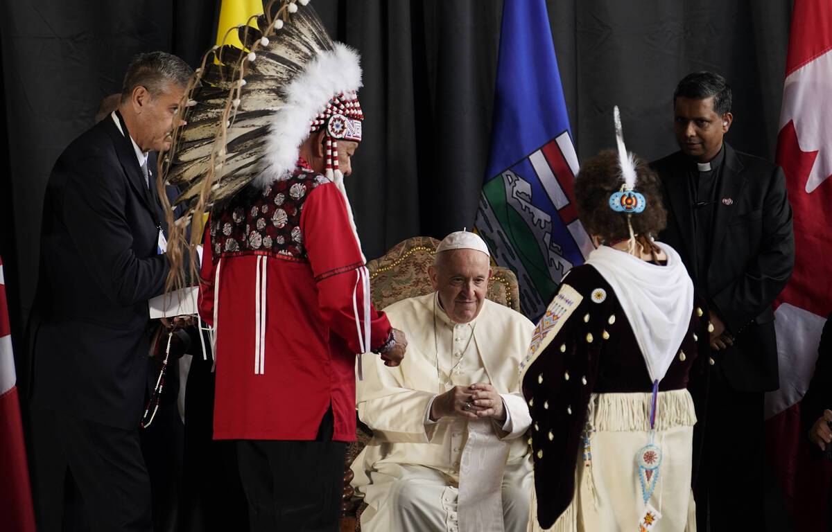 Why is the Pope going to apologize to Canada?
