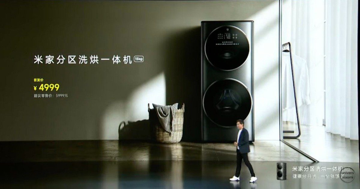 Xiaomi launches the 15 kg washer (and dryer) of your dreams

