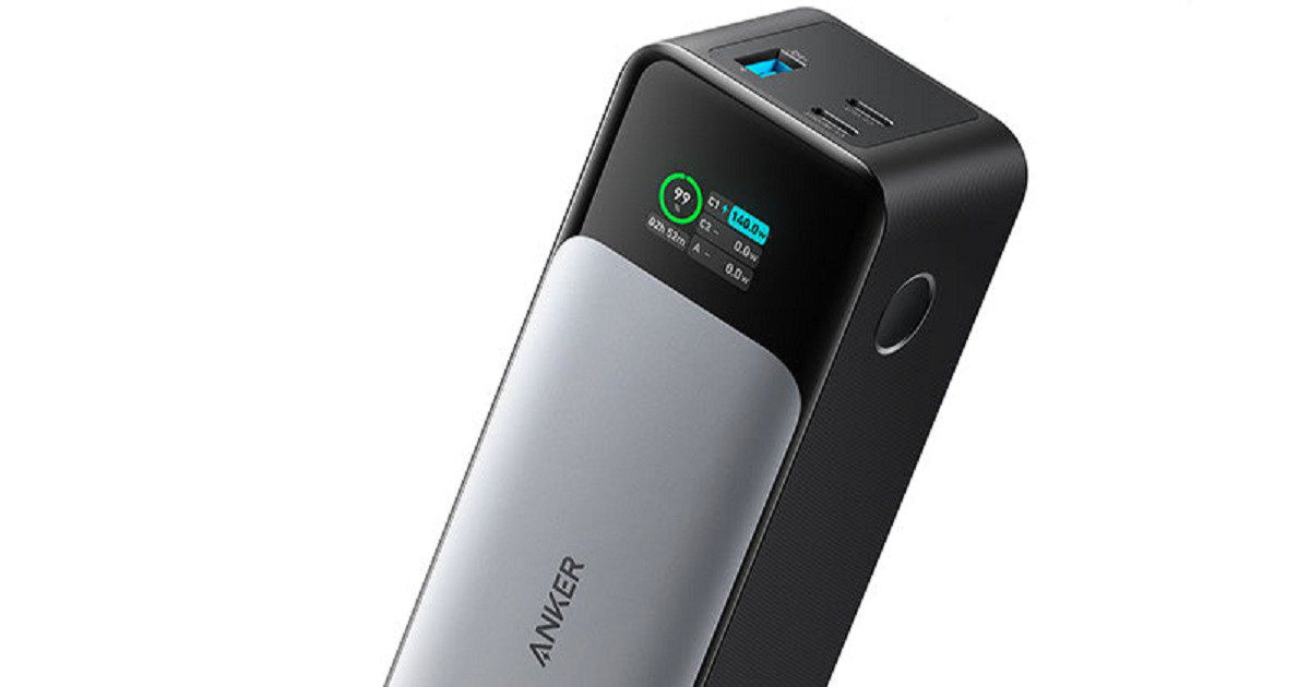 Anker 737 Powerbank with 140-watt charging so you never run out of battery


