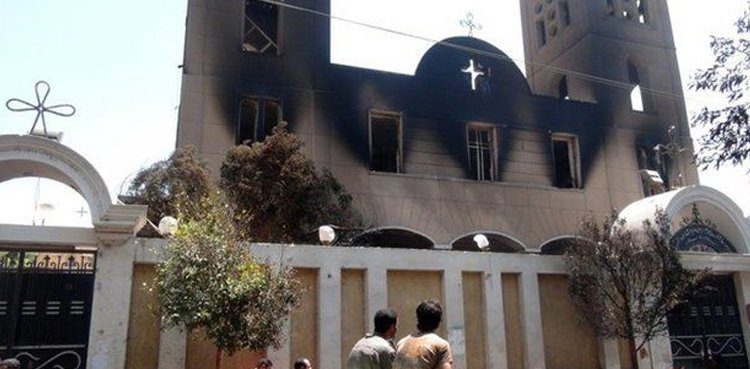 41 people were killed and many injured in a fire in a church in Egypt
