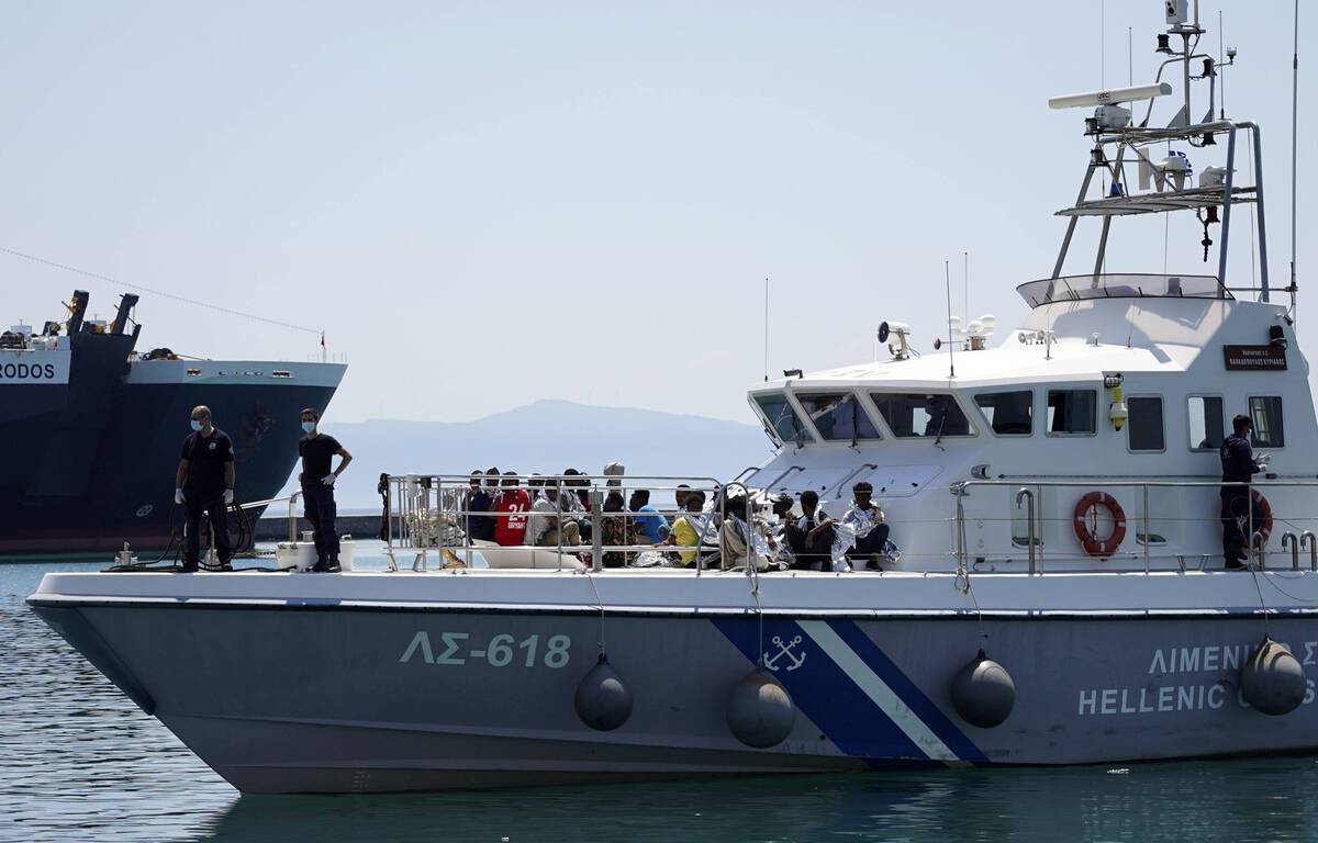 50 missing after migrant boat sinks in Greece
